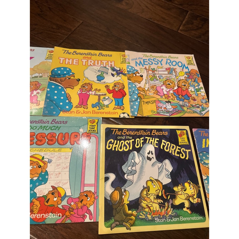 Berenstain Bears Book Lot of 7 Vintage Childrens Paperbacks Stan Jan Berenstain - Picture 3 of 4